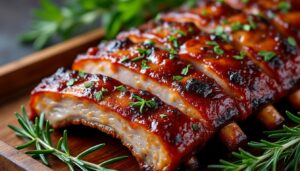 découvrez une marinade simple et savoureuse pour réussir vos travers de porc au four. une recette facile qui fera fondre vos convives de plaisir.