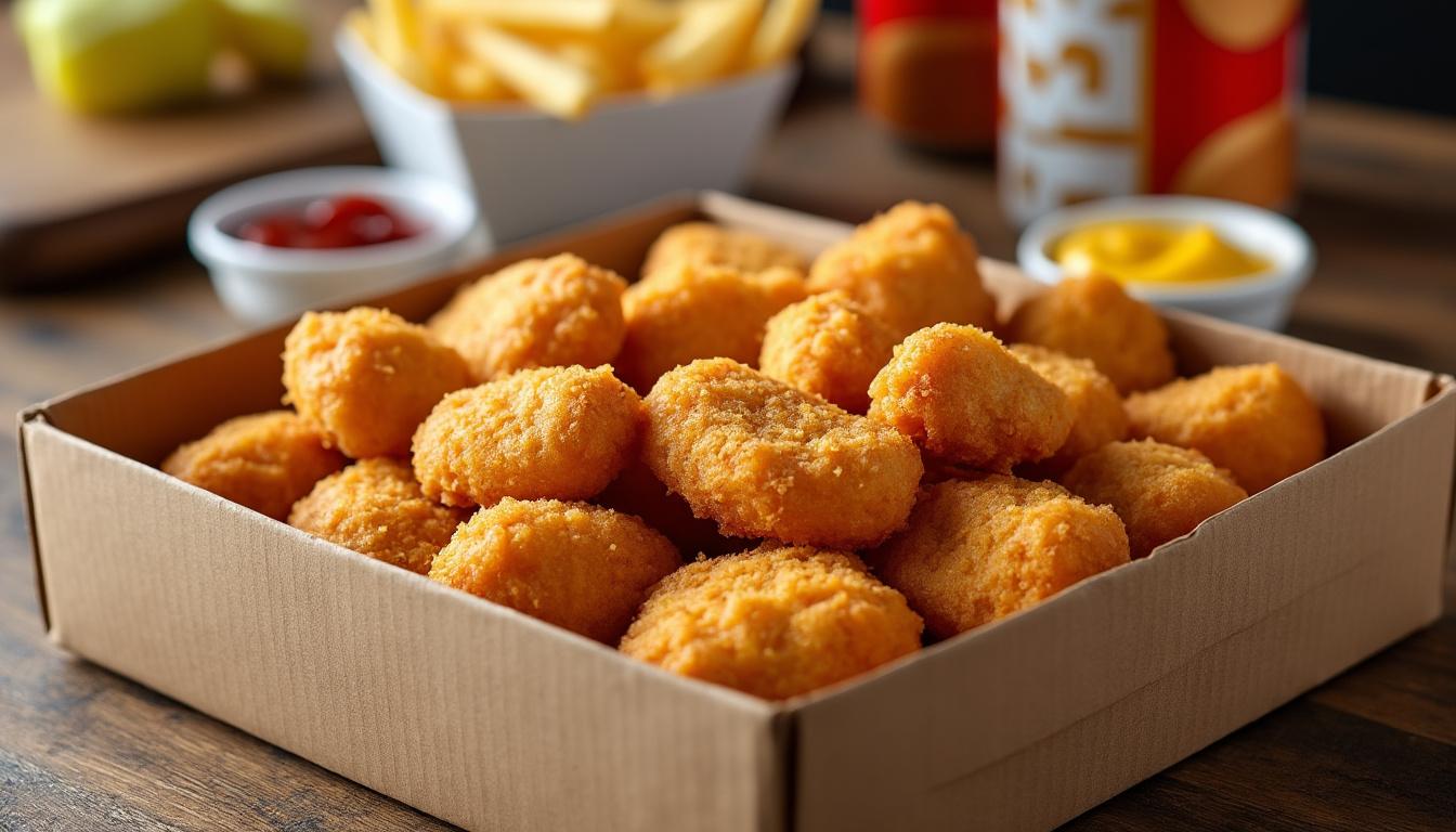 découvrez le prix des nuggets mcdo 20 pièces en 2025 et restez informé des dernières offres et promotions de mcdonald's.